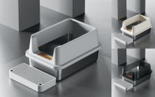 New⭐Front Opening Stainless Steel Litter Box
